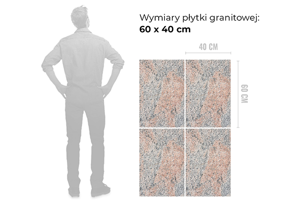 Wymiar płytki granitowej